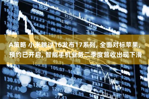 A策略 小米跳过16发布17系列, 全面对标苹果, 预约已开启, 智能手机业务二季度营收出现下滑