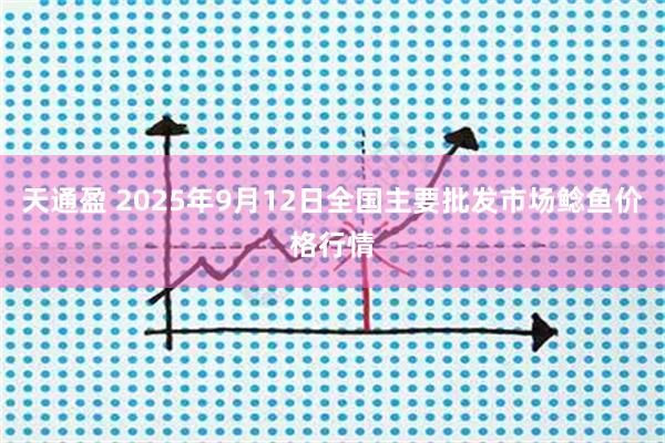 天通盈 2025年9月12日全国主要批发市场鲶鱼价格行情